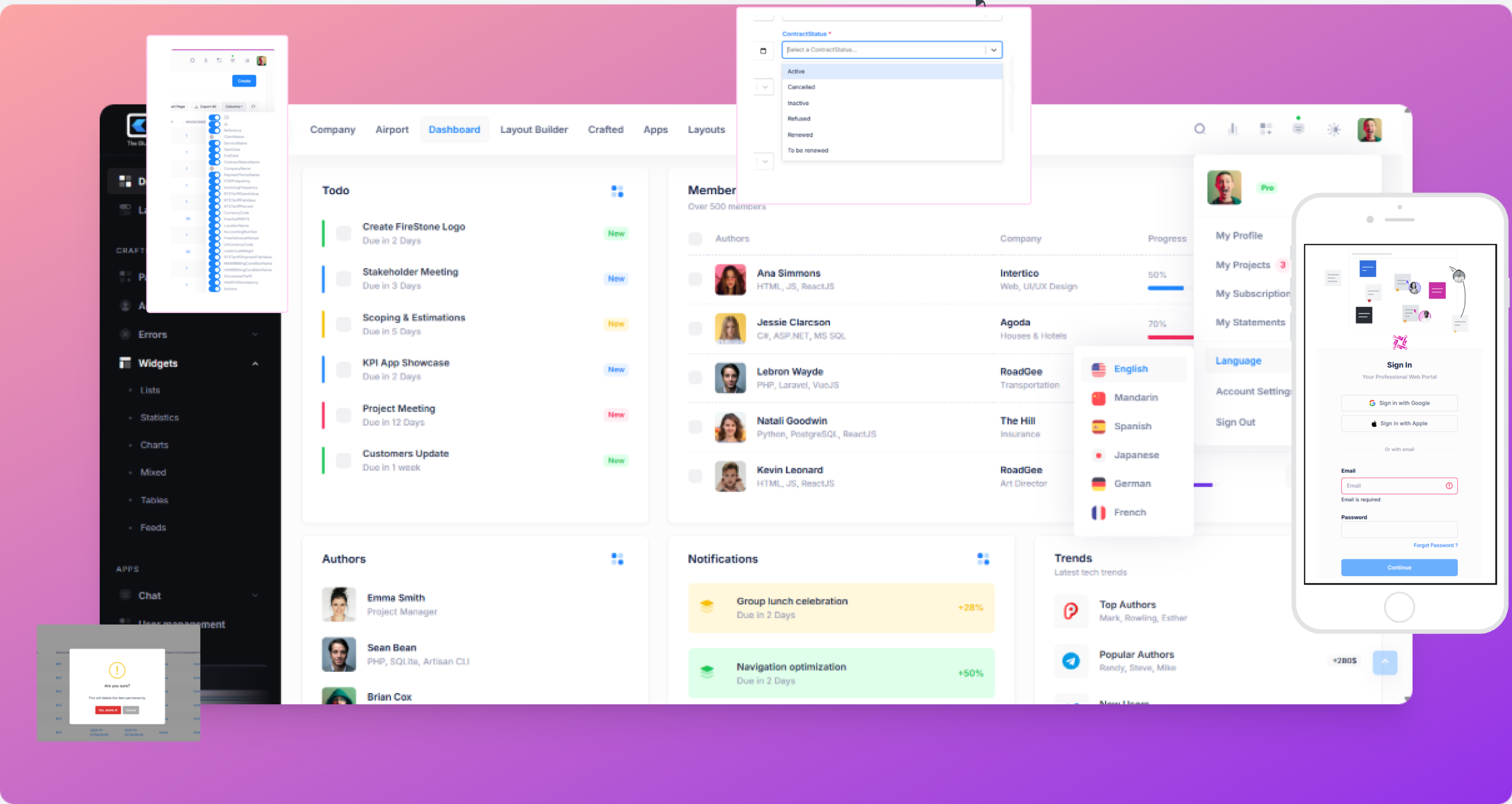 enterprise application generator