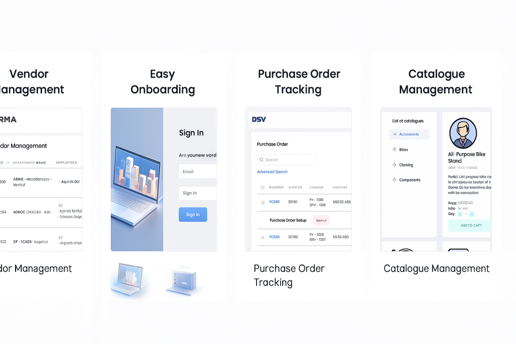 e procurement source code generation entreprise application deep automation