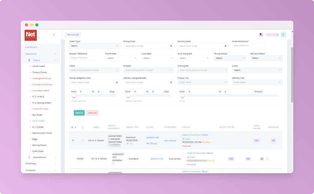 shipping erp csutom logistics system source code generator generation deep automation
